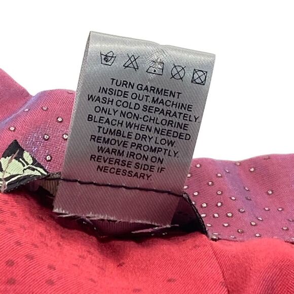 Damee Inc 3-button Blazer Jacket Short Sleeve Iridescent Purple Silver Size S - Picture 8 of 9